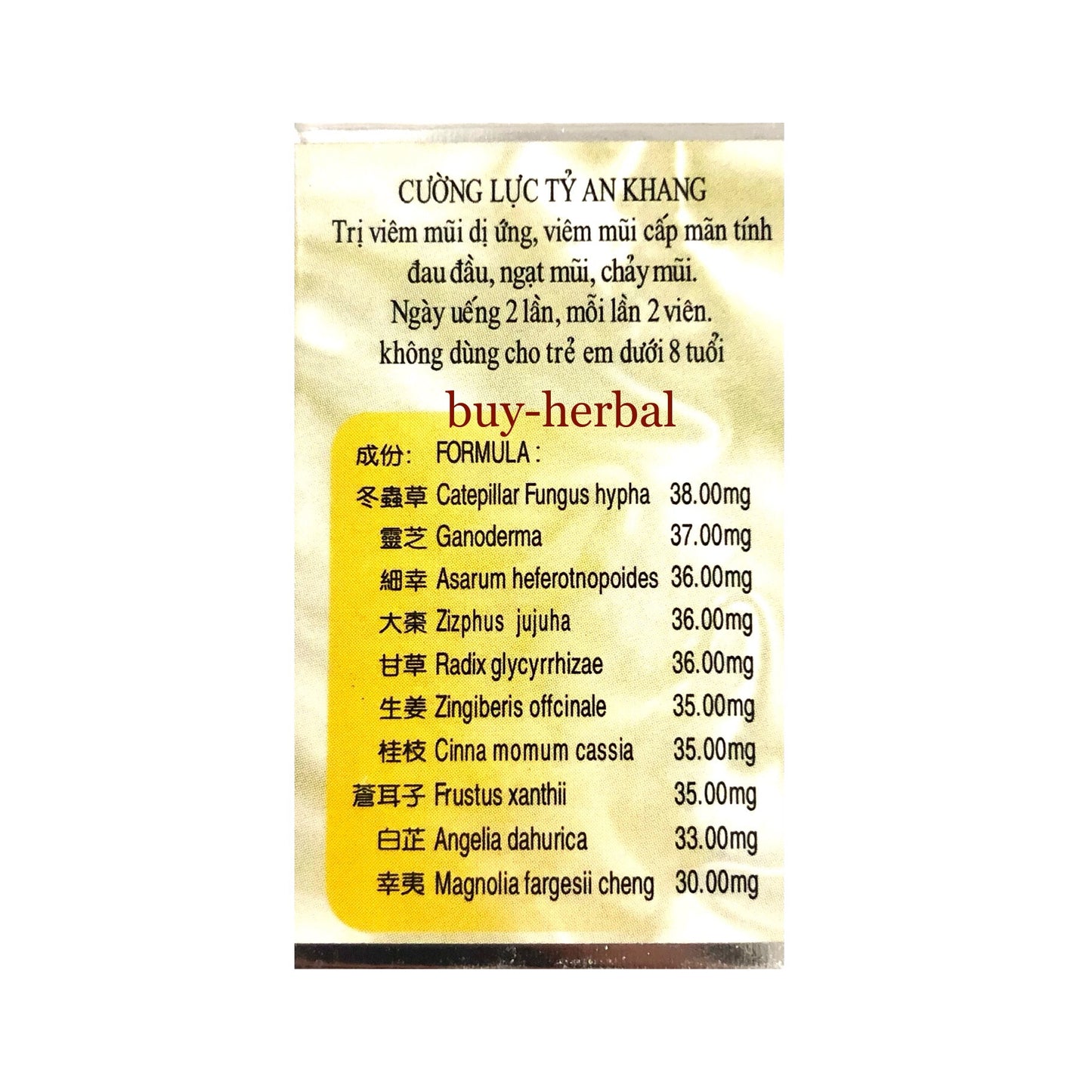 Bi Ankang (Relief for nose allergies)